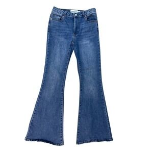 26/2 Banana Republic Curvy Slim Flare Leg Jeans Dar0k Wash Denim